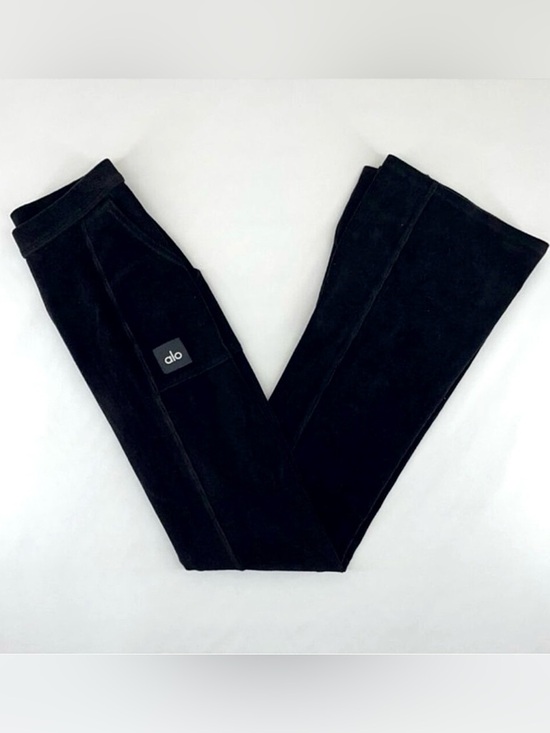 ALO Yoga Pants - ALO Micro Corduroy Winter Break High Waist Flare Pants | XS